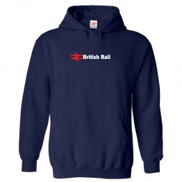 British Rail Novelty Unisex Classic Kids and Adults Pullover Hoodie